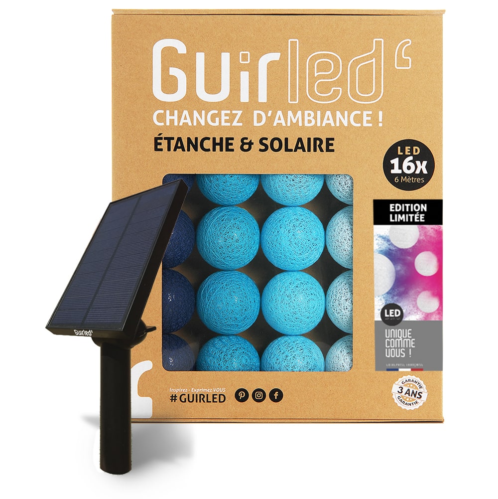 Solarpanel guirled Lichterkette Kugel